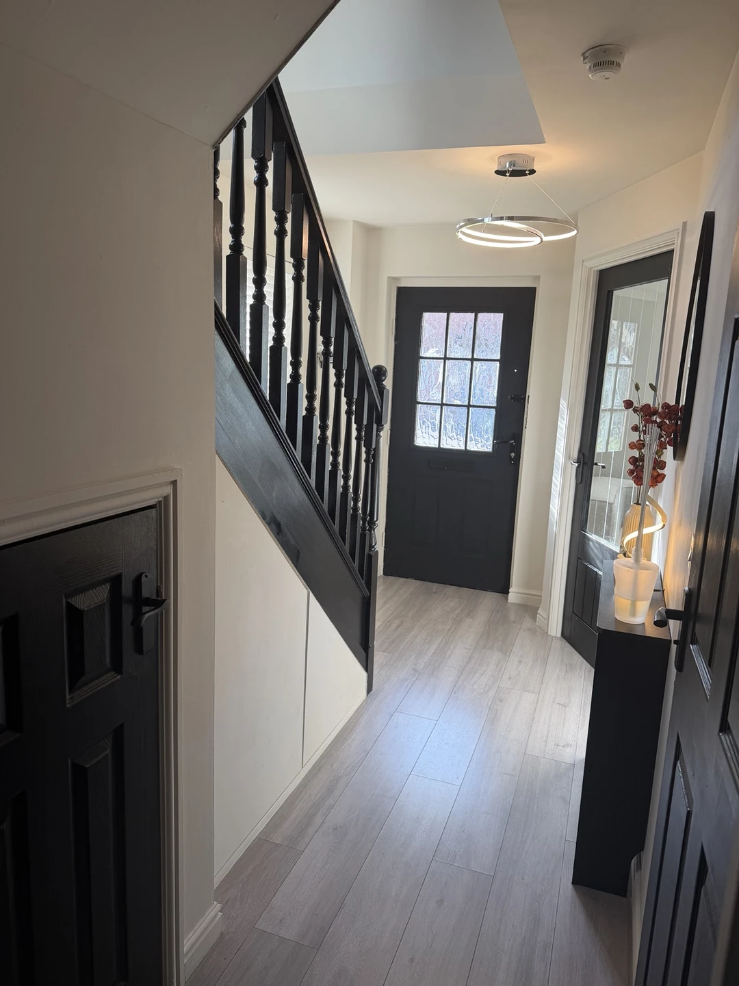 Finished hallway interior by CDP Home Interiors